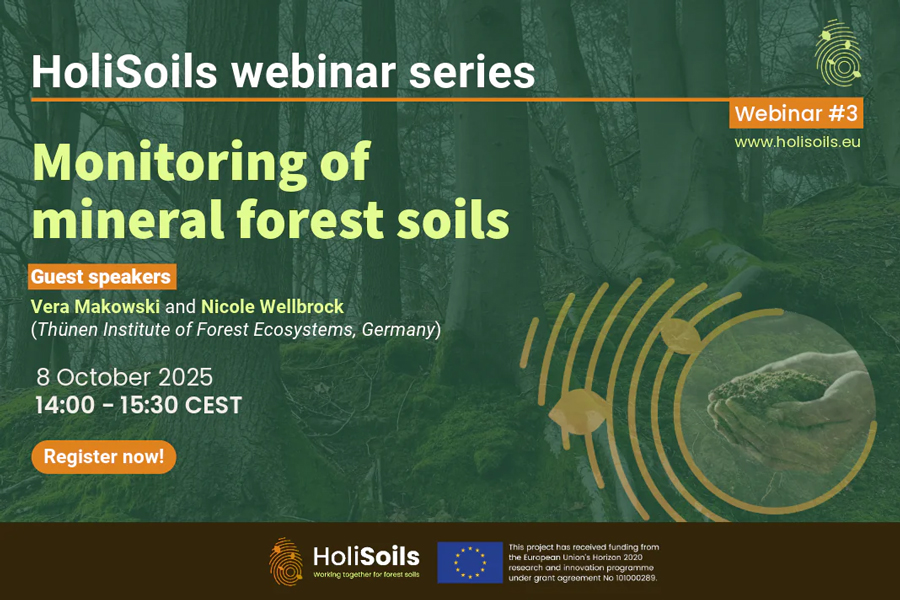 HoliSoils Webinar #3 - Monitoring of mineral forest soils<br><a href="https://www.youtube.com/@EuropeanForest"></a><br>